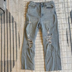 Wild Fable Ripped Light Gray Jeans
